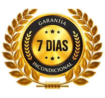 Selo de garantia incondicional de 7 dias